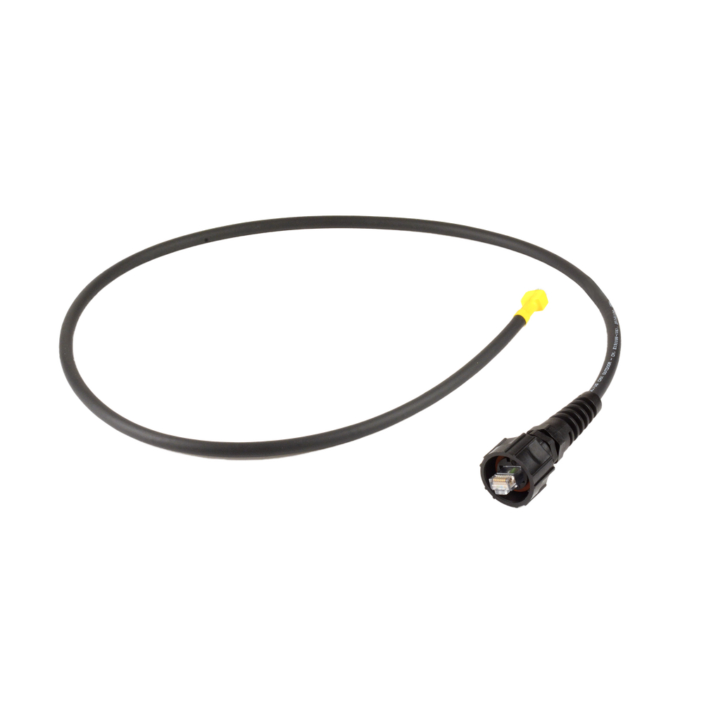 Patch Cord Industrial Ruggedized a Plug Modular, Cat6, de 0.91 Metros (3 Pies), Color Negro