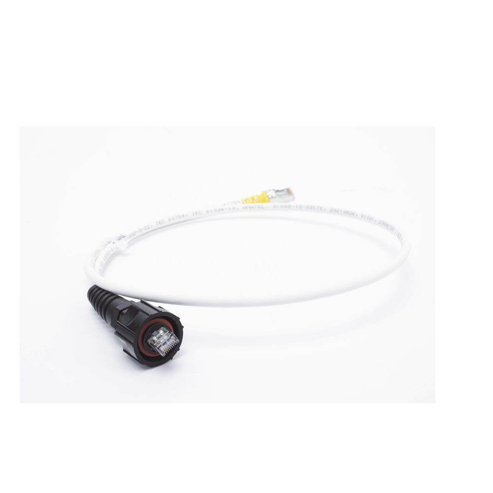 Patch Cord Reforzado Industrial (Ruggedized), Cat6A Blindado S/FTP, CM/LS0H, 0.91 Metros (3 Pies) - Image 2