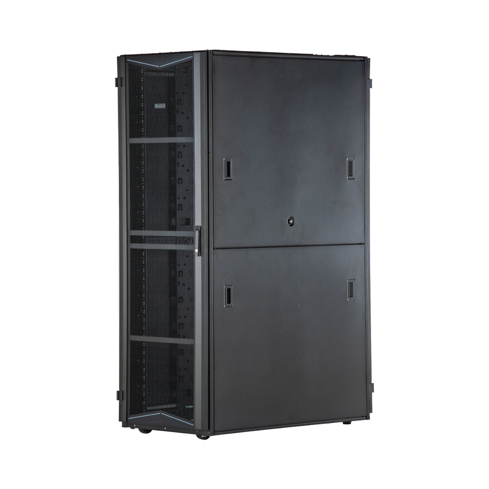 Gabinete FlexFusion para Centros de Datos, 45 UR, 600 mm de Ancho, 1070 mm de Profundidad, Fabricado en Acero, Color Negro