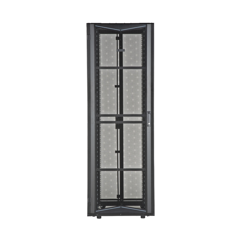 Gabinete FlexFusion para Centros de Datos, 45 UR, 800 mm de Ancho, 1200 mm de Profundidad, Fabricado en Acero, Color Negro