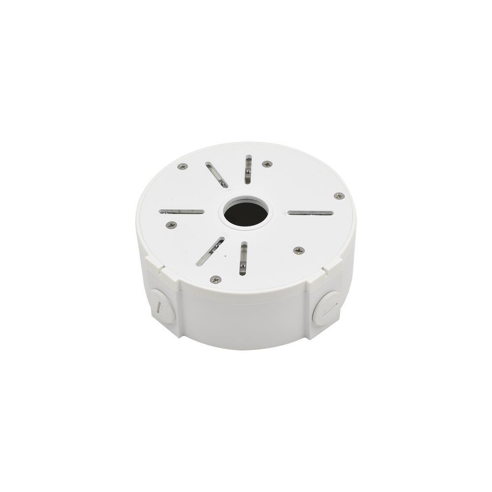 Caja de Conexiones Universal / Uso en Interior / Fabricada en Metal / Color Blanco / Uso en Bala - Domo - Turret