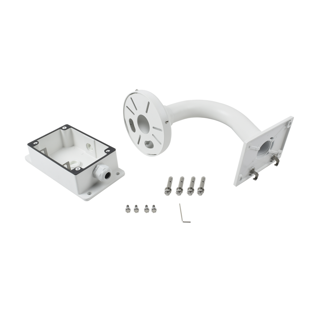 Montaje Universal de Pared con Cuello de Ganso y Caja de Conexiones / Compatible con Cámaras Domo y Bala - Image 4