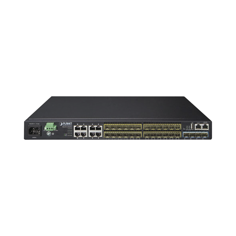 Switch Core Capa 3, 24 Puertos SFP 100/1000X, 8 Puertos Compartidos Gigabit Ethernet, 4 Puertos SFP de 10 Gbps - Image 2