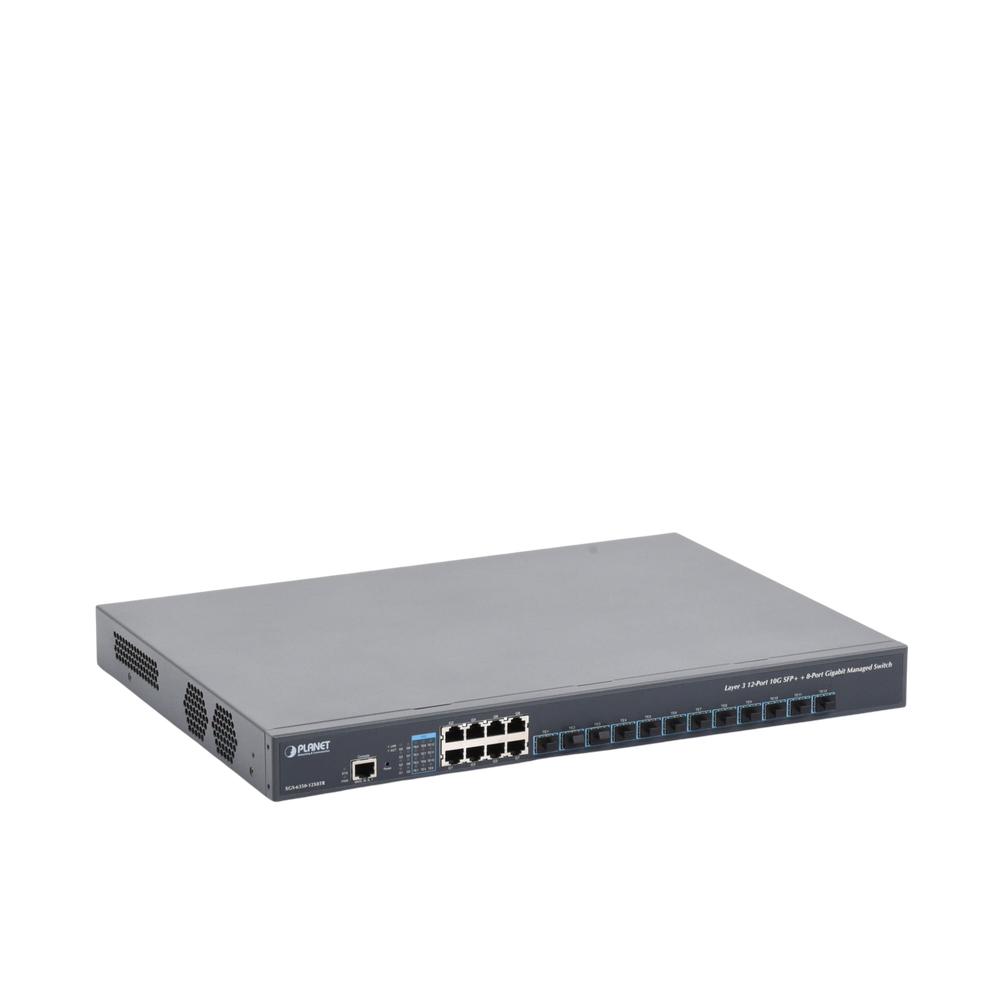 Switch Administrable Capa 3, 12 Puertos SFP de 10G, 8 Puertos 10/100/1000T, Con Alimentación Redundante (2 Fuentes de Alimentación AC). - Image 3