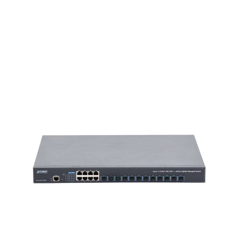 Switch Administrable Capa 3, 12 Puertos SFP de 10G, 8 Puertos 10/100/1000T, Con Alimentación Redundante (2 Fuentes de Alimentación AC). - Image 4