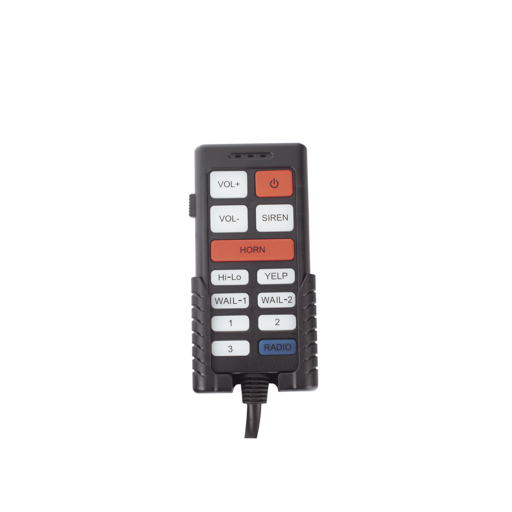 Sirena Vehicular de 100W de Potencia, Con Controlador Unimando Para Tonos, Control de 3 Salidas Auxiliares, Microfono e Interconexión a Radio - Image 4