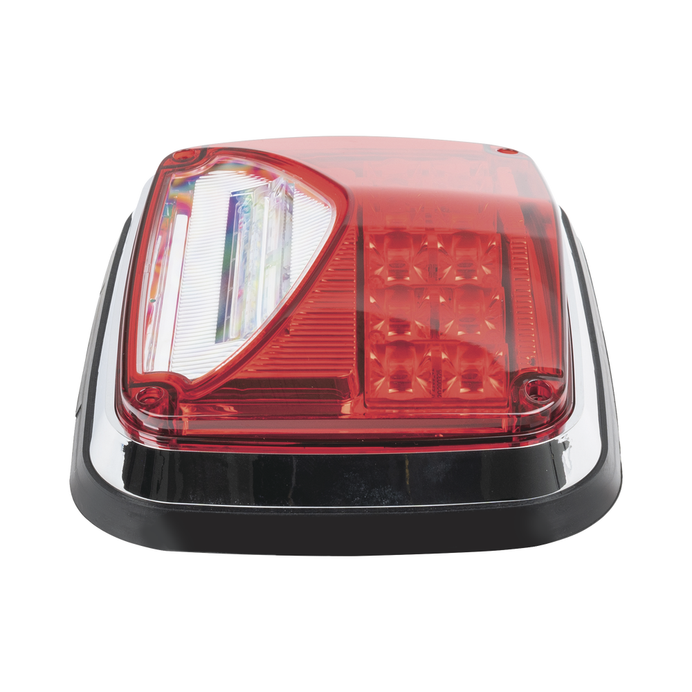 Luz de advertencia de 8 X 6", Color Rojo, Con Luz de Trabajo Clara, Ideal para Ambulancias - Image 2