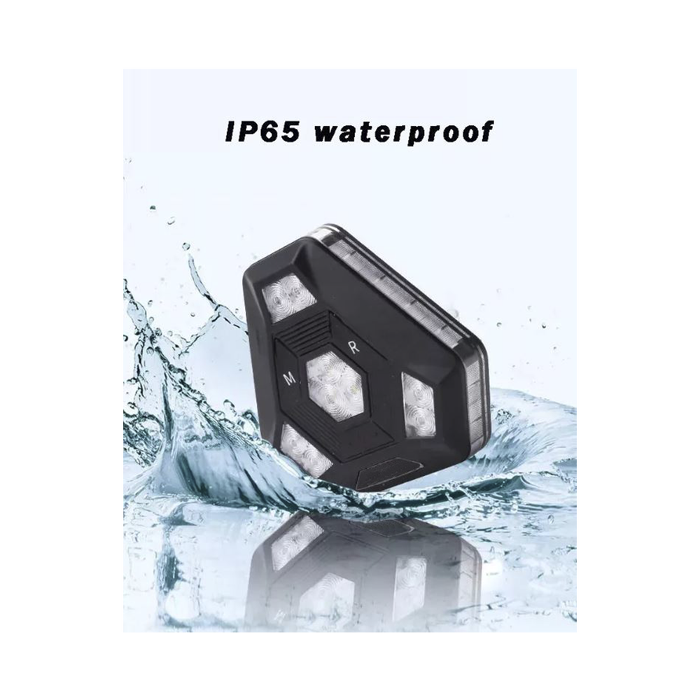 Luz Auxiliar Rojo/Azul Ultra Brillante Para Automóviles, Motocicletas y Bicicletas Con Montaje Magnético - Image 2