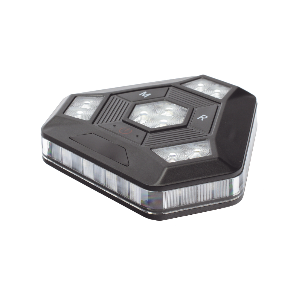 Luz Auxiliar Rojo/Azul Ultra Brillante Para Automóviles, Motocicletas y Bicicletas Con Montaje Magnético - Image 6