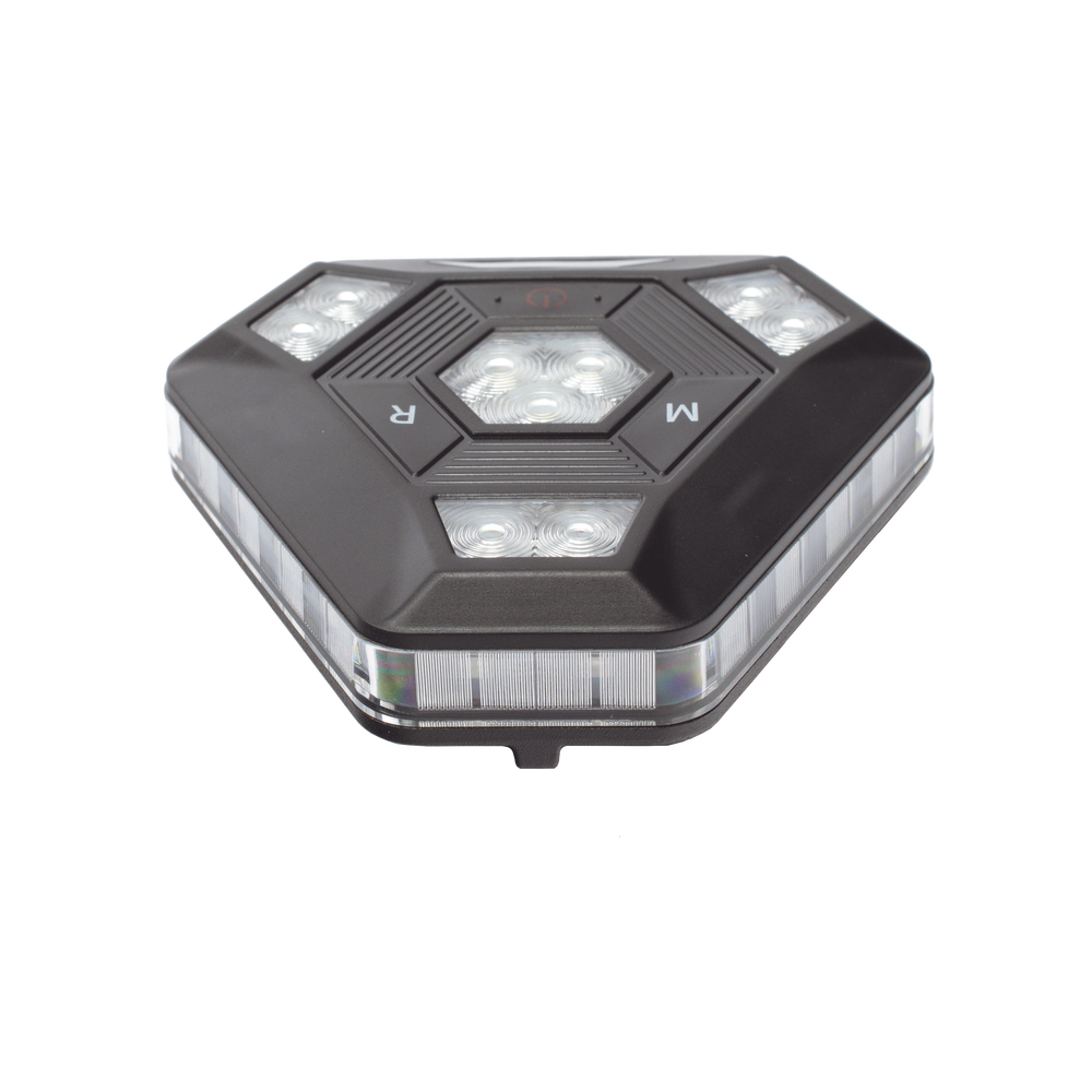 Luz Auxiliar Rojo/Azul Ultra Brillante Para Automóviles, Motocicletas y Bicicletas Con Montaje Magnético - Image 7