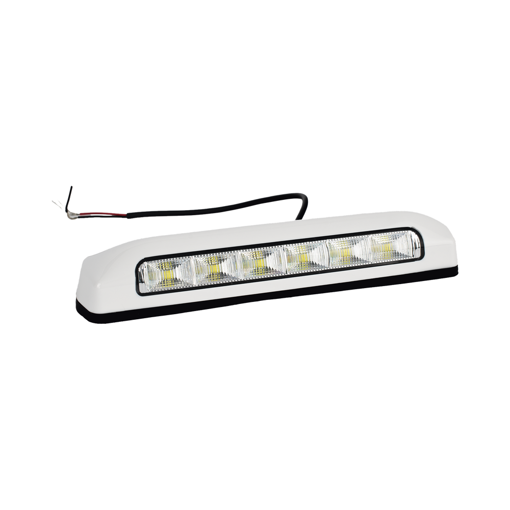 Luz de Escena, 6 LED, IP67, con bisel color blanco, Ideal para Ambulancias y Vehiculos de trabajo - Image 2