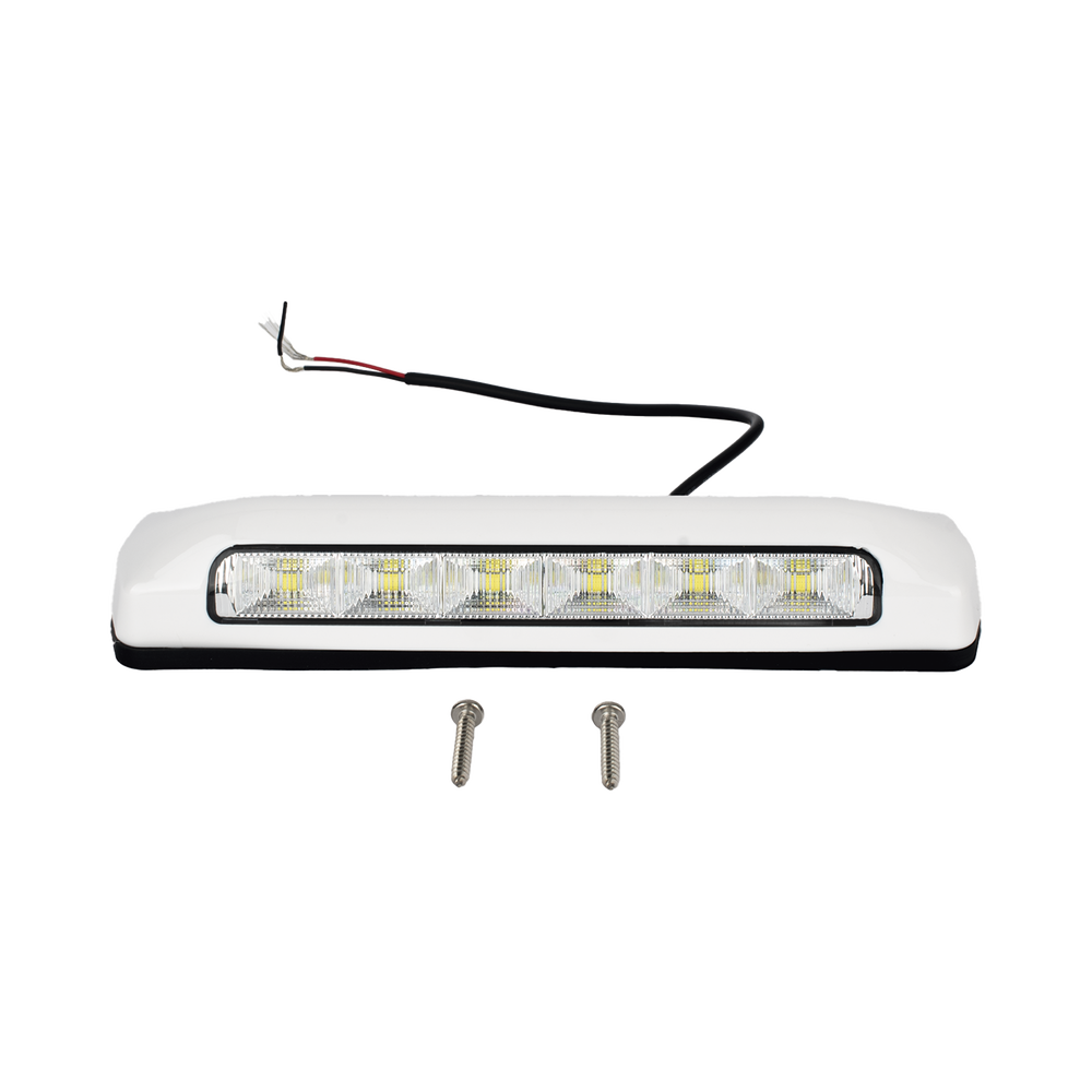 Luz de Escena, 6 LED, IP67, con bisel color blanco, Ideal para Ambulancias y Vehiculos de trabajo - Image 4