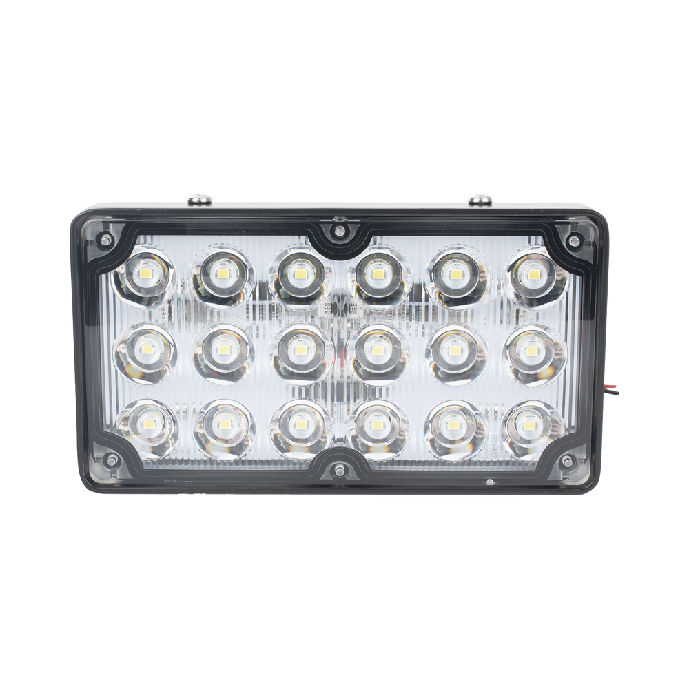 Luz de Escena de 6X3", Color Claro, Ideal para Ambulancias y Vehiculos de Trabajo