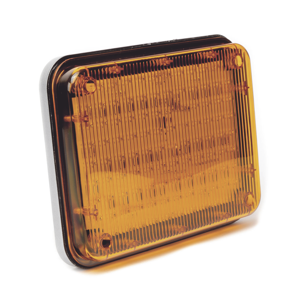 Luz de Advertencia de 9X7", Color Ámbar, Ideal para Ambulancias - Image 3