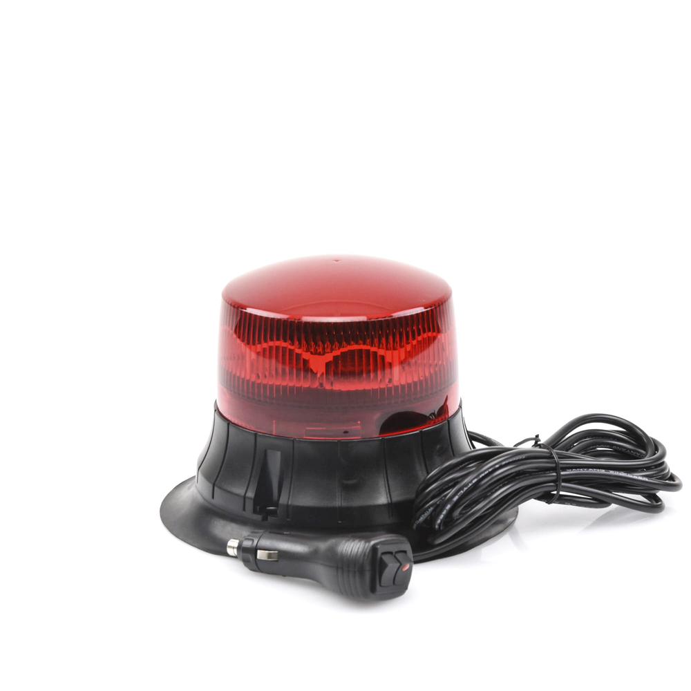 Burbuja LED giratoria color rojo, 9 LEDs, montaje magnético - Image 3
