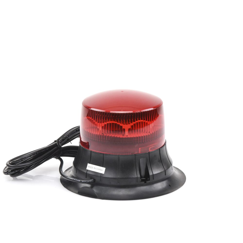 Burbuja LED giratoria color rojo, 9 LEDs, montaje magnético - Image 4