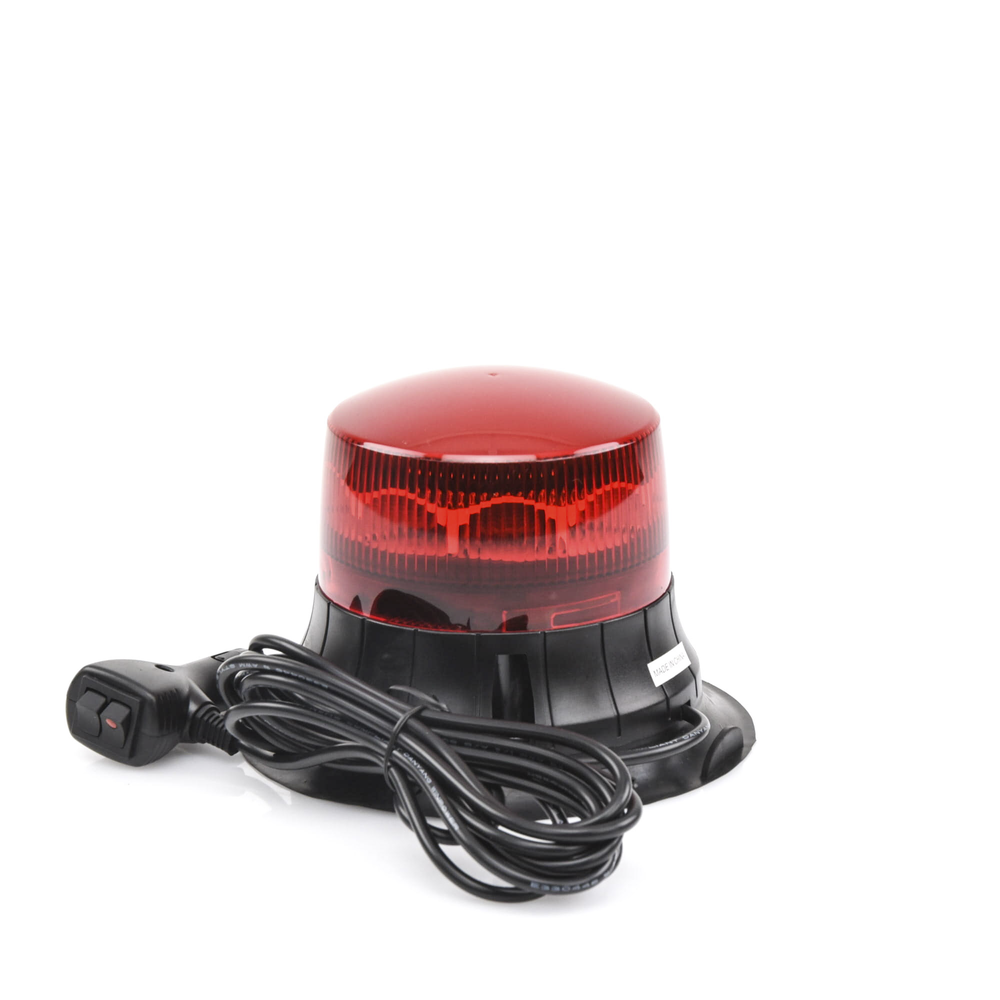 Burbuja LED giratoria color rojo, 9 LEDs, montaje magnético - Image 5