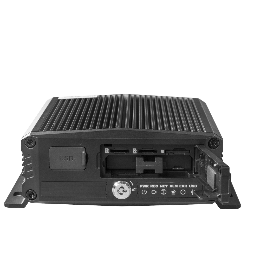 DVR Móvil / Multiplataforma / 4 Canales AHD + 2 canales IP/ Almacenamiento en Memoria Micro SD / H.265 / Chip IA Embebido / Soporta 4G / GPS - Image 3