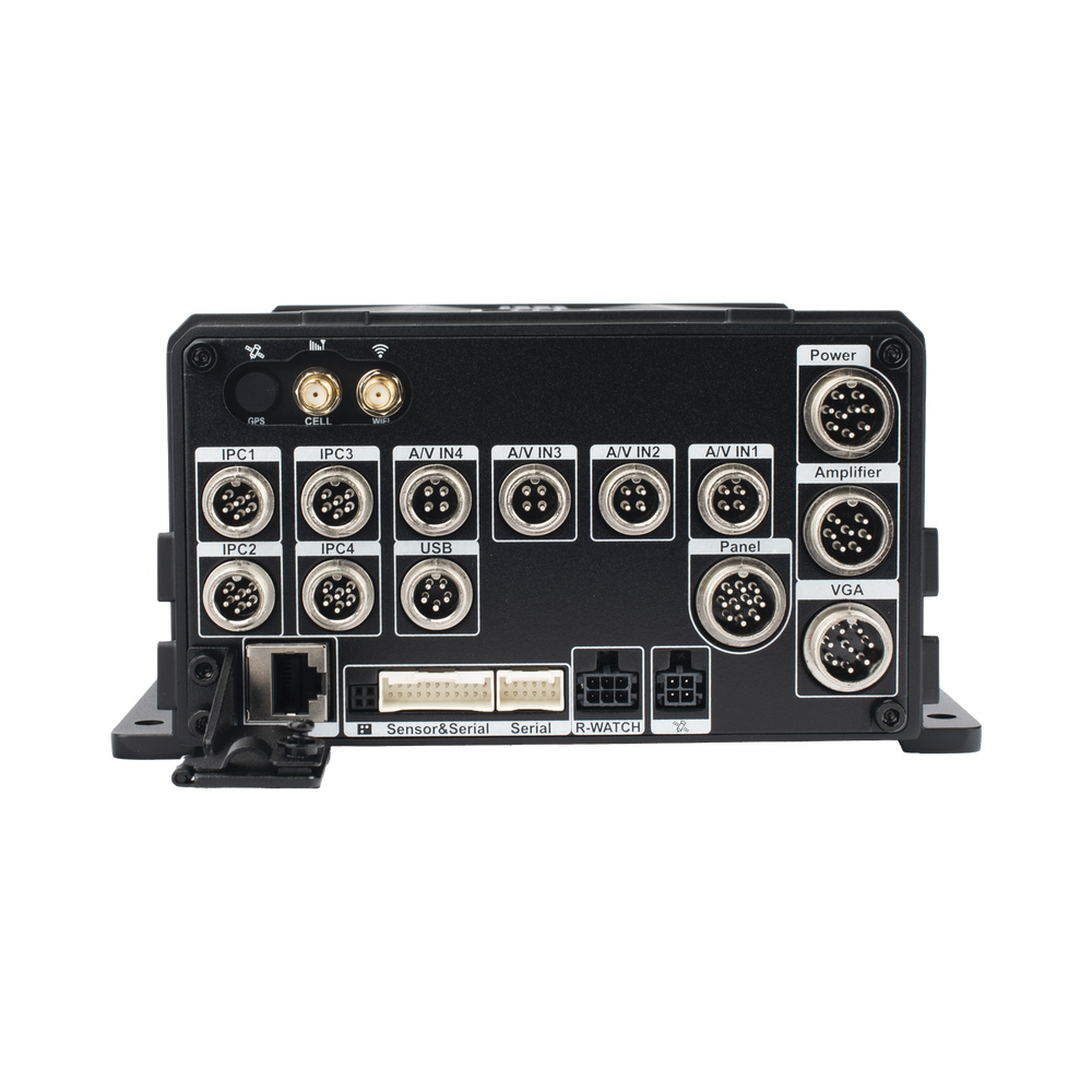 DVR Móvil / Multiplataforma / 4 Canales AHD 2 Megapixel + 4 canales IP / Almacenamiento en HDD / H.265 / Soporta 4G / WiFi / GPS - Image 5