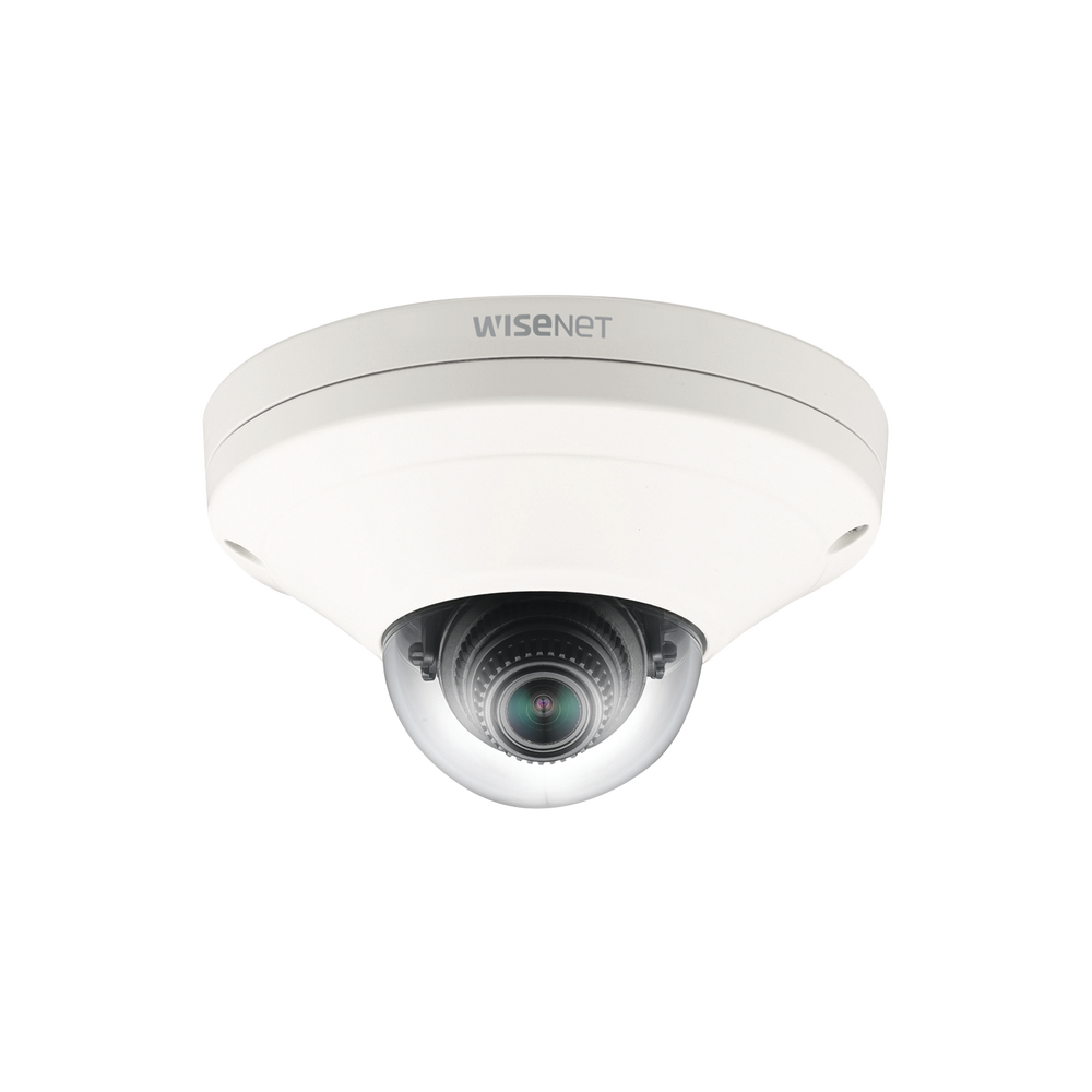 Cámara IP Mini Domo Exterior Antivandálico 2MP / Lente 2.8mm / WDR 150db / H.265 & WiseStream / Conteo de Personas / Video Analíticos Avanzados