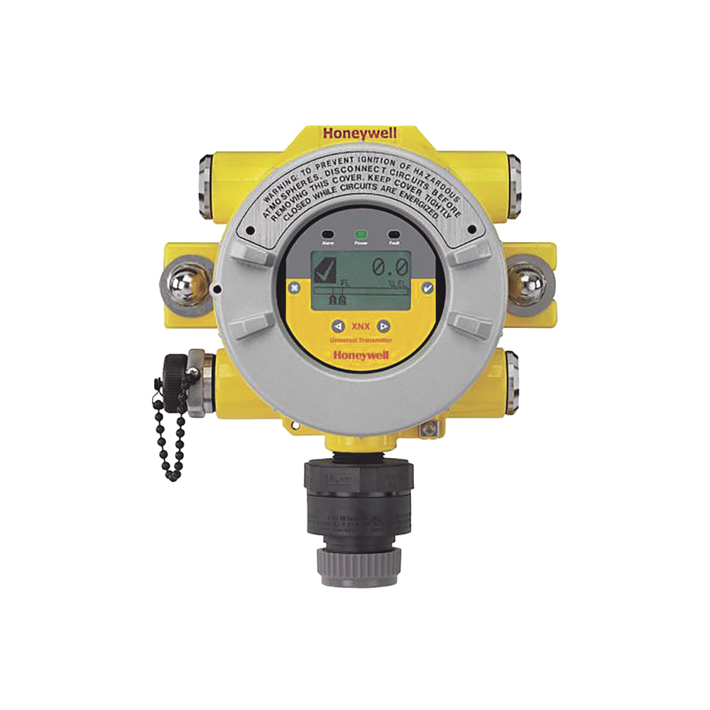 Transmisor Universal XNX, HART® sobre salida 4-20 mA, 3 Relés falla/alarma, ATEX/IECEx, 5 entradas M25, Aluminio Pintado, Configurado Para Searchpoint Optima Plus y Searchline Excel