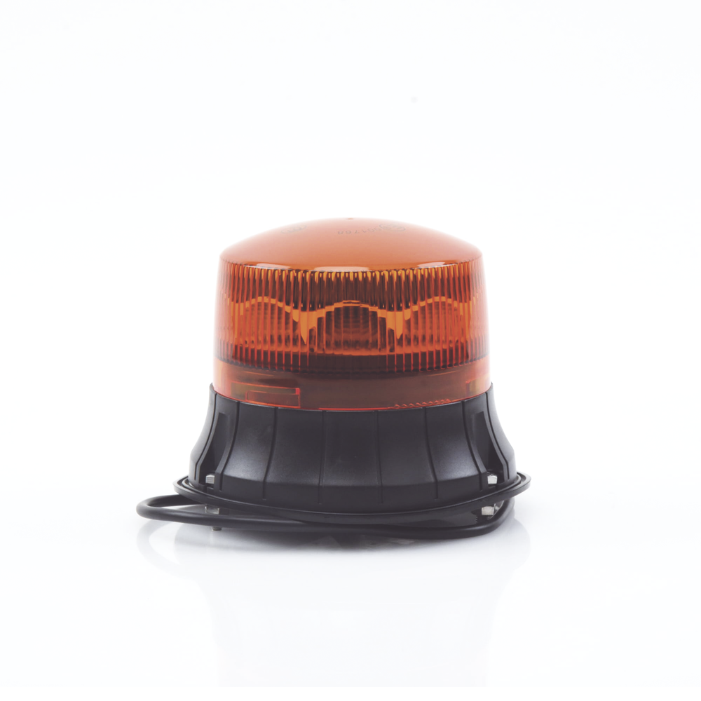 Burbuja LED giratoria de color ámbar, 9 LEDs, montaje permanente - Image 3