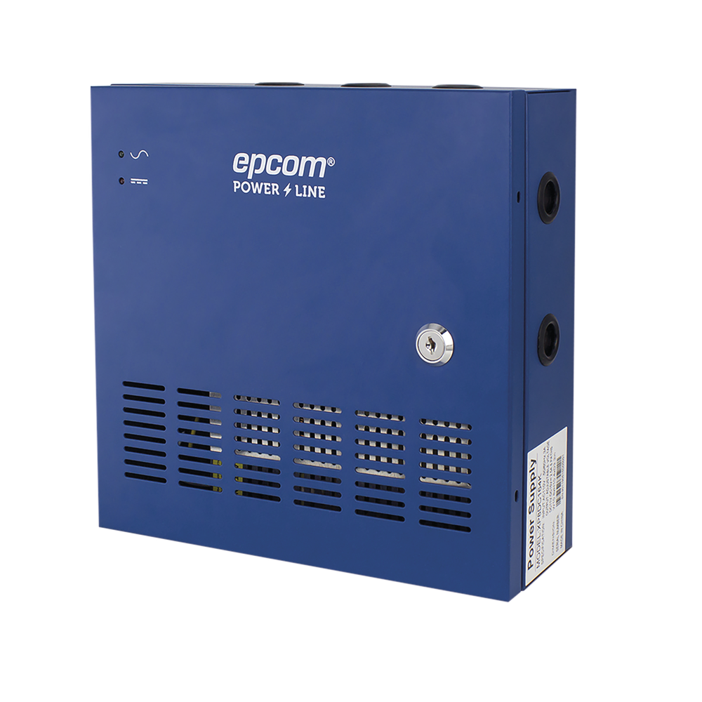 Fuente de poder profesional HEAVY DUTY de 11 - 15 Vcc @ 20 Amper, para 16 cámaras, con voltaje de entrada de: 110-220 Vca - Image 2