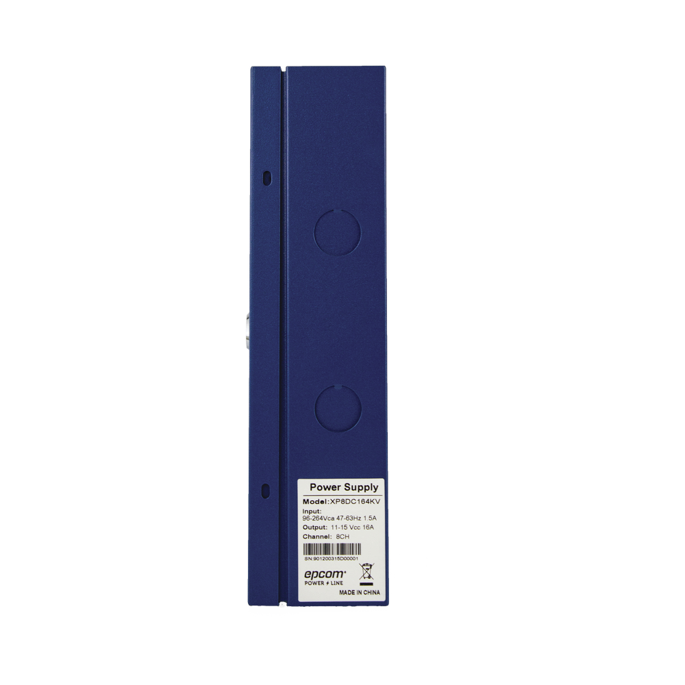 Fuente de Poder Profesional HEAVY DUTY @ 16 Amperes / 8 Canales / Hasta 2A por Salida / Ajuste independiente de 11 a 15 Vcc por Salida / Protección Contra Sobrecargas / Filtro de Ruido Especial para Cámaras 4K. - Image 4