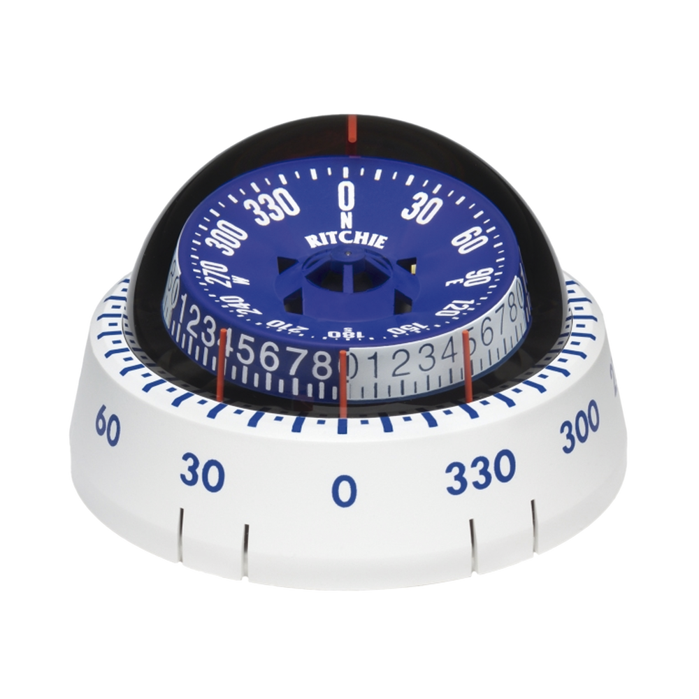 Brújula de navegación serie táctica en color blanco