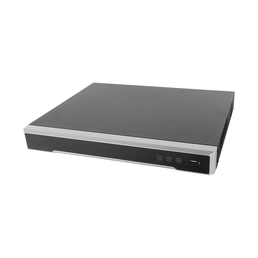 NVR 8 Megapixel / 8 Canales IP / 8 Puertos PoE+ / 4K video output / up to 8MP recording.