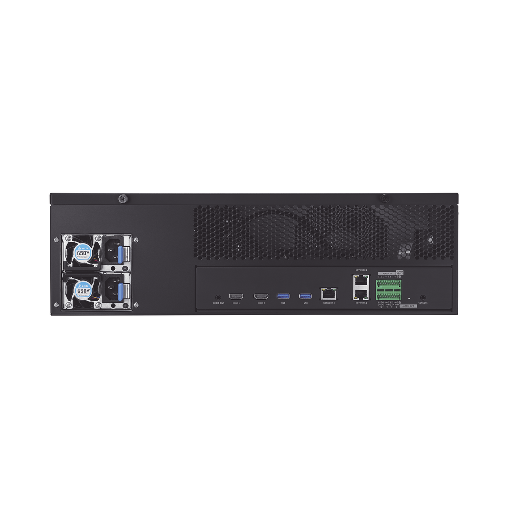 NVR de 64 canales / Hasta 32 MP / H.265 & Wisestream / Procesamiento 400 Mbps / 3 Puertos de Red / Raid 5-6 / 16 bahias para disco duro (no incluidos) - Image 4