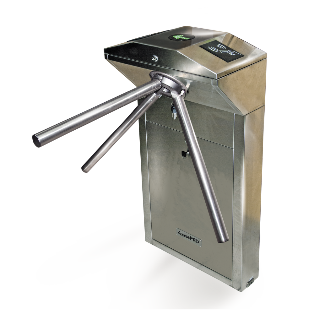 (TS1000) Torniquete en Acero, Bidireccional, Espacio para Lectora de Prox, Interiores - Image 2