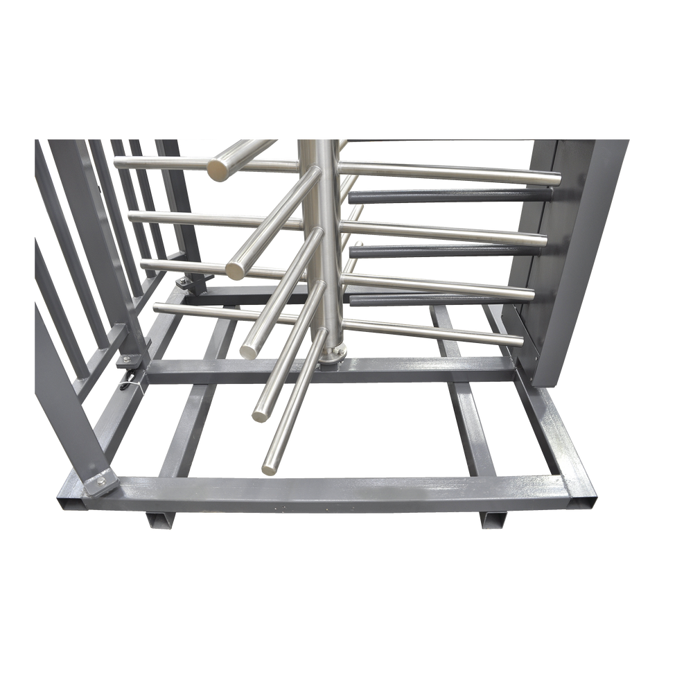 Torniquete Sencillo / Cuerpo Completo / Interior/Exterior / 100% Acero con Pintura Gris / EJE CENTRAL de Acero Inoxidable /Acabado de Lujo / Alto Tráfico - Image 2