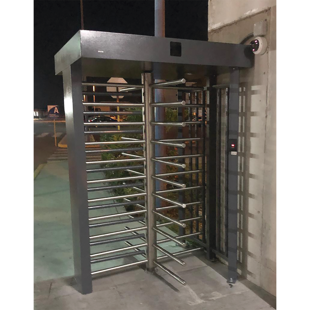 Torniquete Sencillo / Cuerpo Completo / Interior/Exterior / 100% Acero con Pintura Gris / EJE CENTRAL de Acero Inoxidable /Acabado de Lujo / Alto Tráfico - Image 4