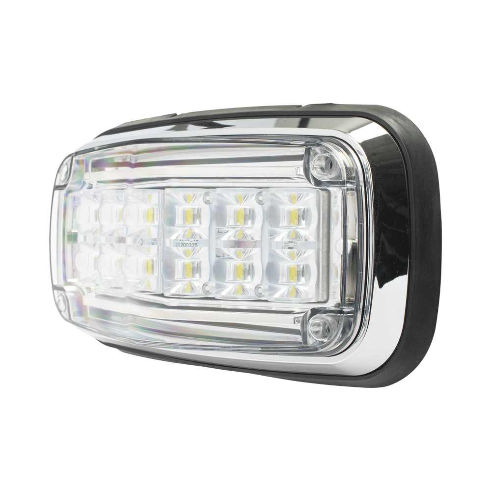 Luz de advertencia 8 X 4", Color Claro, IP67, SAE, Ideal para Ambulancias - Image 3