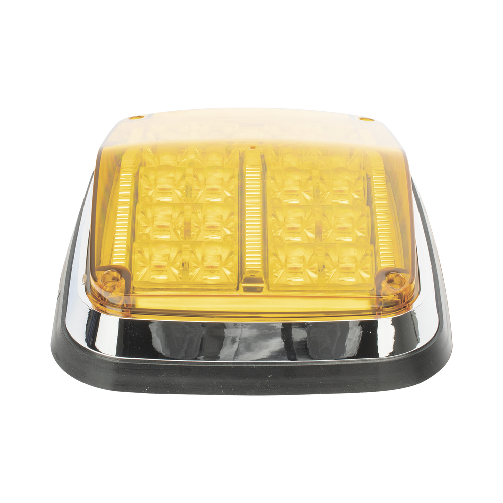 Luz de advertencia de 8 X 6", Color Ámbar, SAE, IP67, Ideal para Ambulancias - Image 3