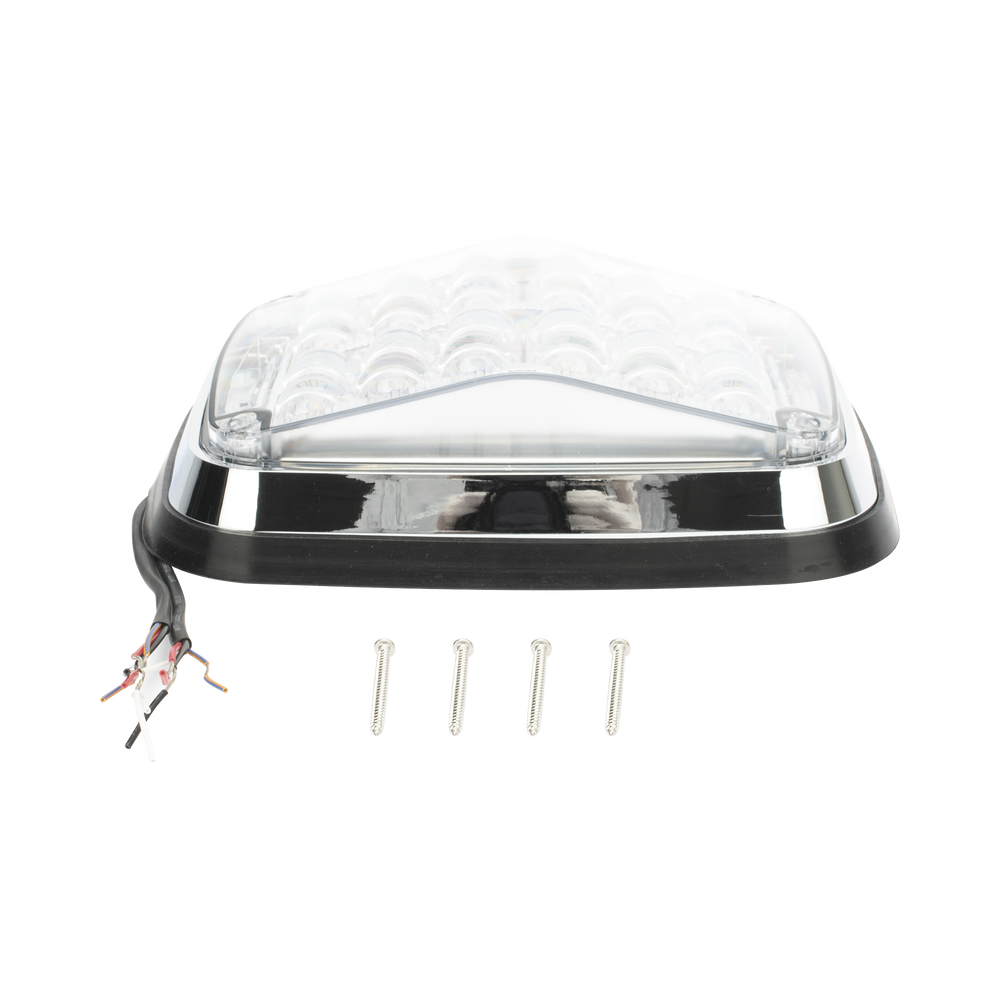 Luz de advertencia de 8 X 6", Color Claro, SAE, IP67, Ideal para Ambulancias - Image 4