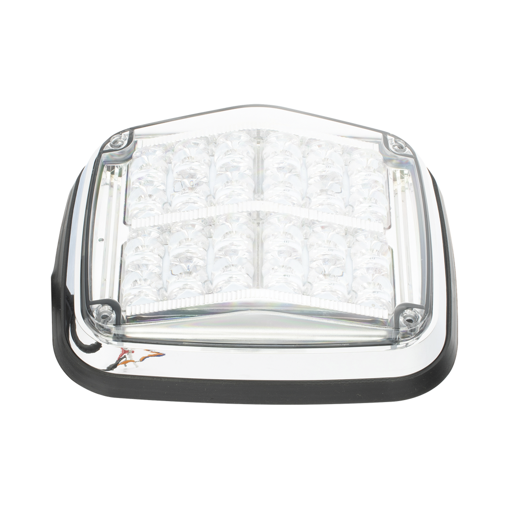 Luz de advertencia de 8 X 6", Color Claro, SAE, IP67, Ideal para Ambulancias - Image 2