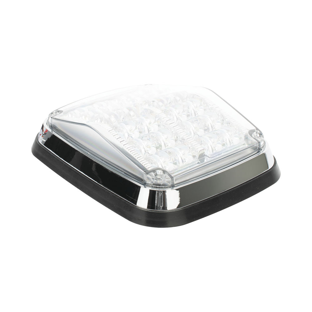 Luz de advertencia de 8 X 6", Color Claro, SAE, IP67, Ideal para Ambulancias