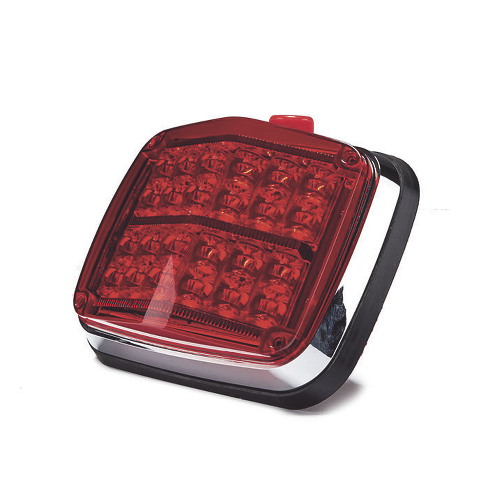 Luz de advertencia de 8 X 6", Color Rojo, SAE, IP67, Ideal para Ambulancias - Image 4