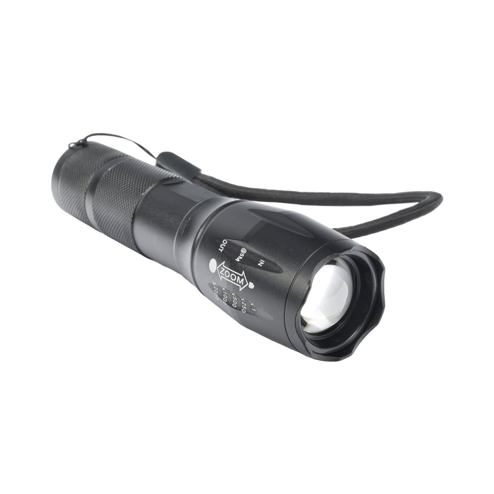 Linterna LED de Aluminio, 600 Lúmenes, IPX4, Resistente al Agua