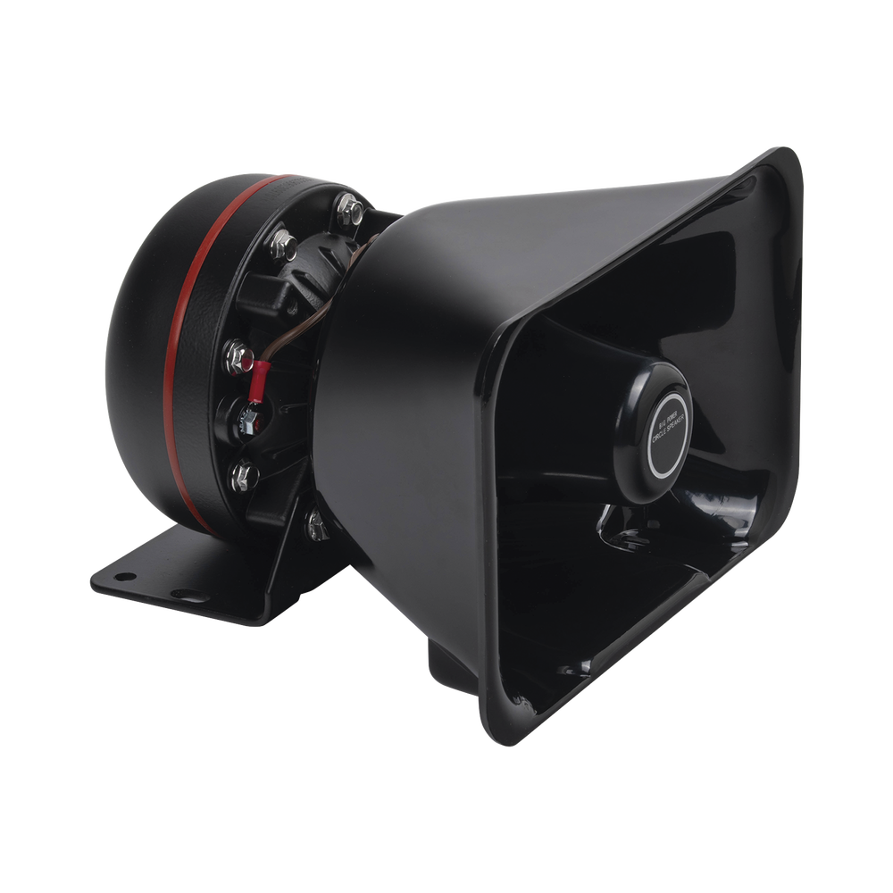 Bocina de uso Rudo, de 100 W, Alto Rendimiento y Base en Aluminio, 8 Ohms de Impedancia