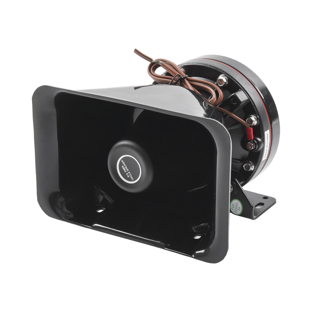 Bocina de uso Rudo, de 200 W, Alto Rendimiento y Base en Aluminio, 8 Ohms de Impedancia