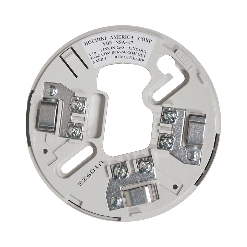 Base De 4" Color Hueso Para Sensores Análogos Direccionales Hochiki (0300-06830) 7TH Edición UL268