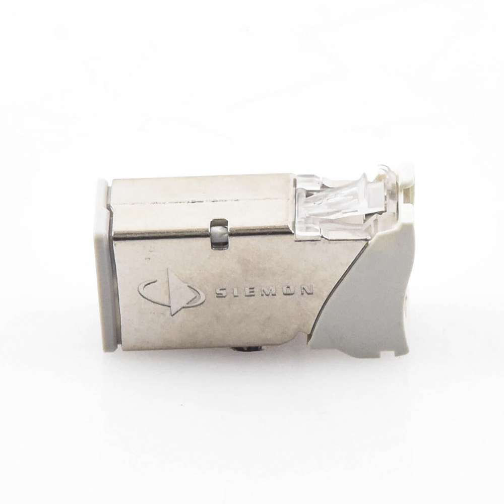 Jack Z-Max Cat6A, Blindado, Montaje H?brido en Placa de Pared (Plano y Angulado), Color Blanco, Versi?n Bulk (Sin Empaque Individual) - Image 2