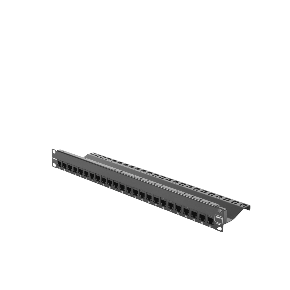Patch Panel UTP Z-MAX de 24 Puertos, Precargado con Jacks Categor?a 6, Plano, 1UR - Image 4