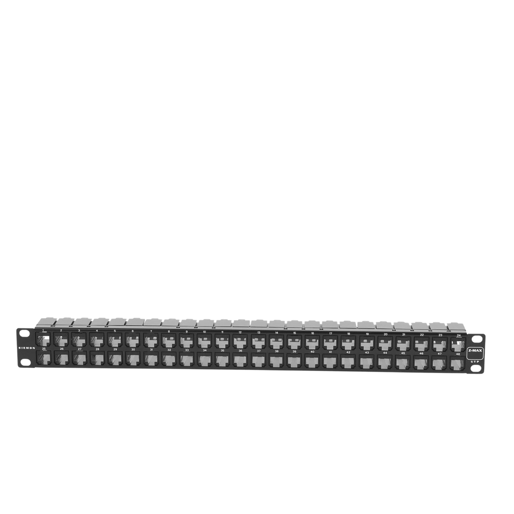 Patch Panel UTP Z-MAX de 48 Puertos, Precargado con Jacks Categor?a 6, Plano, 1UR - Image 5