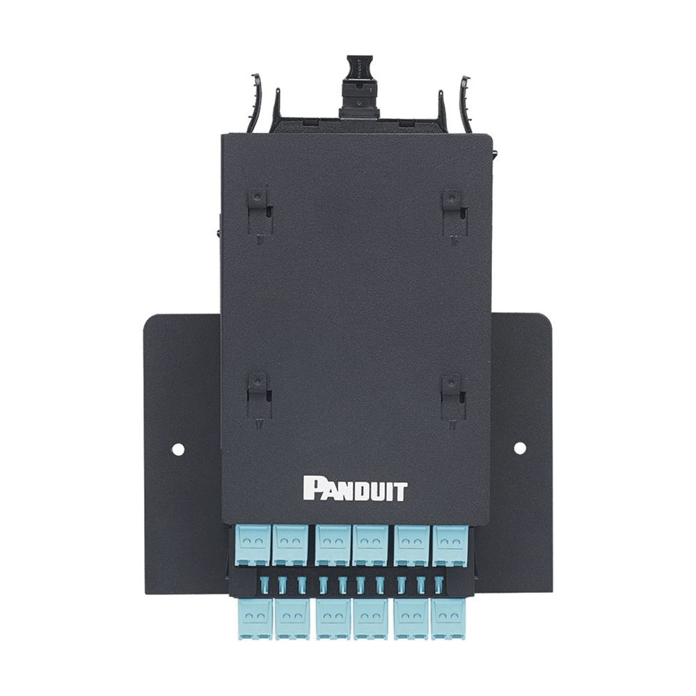 Soporte Para 2 Casetes HD Flex de 6 Puertos Duplex, Para Uso con Gabinetes de Zona, Color Negro - Image 2