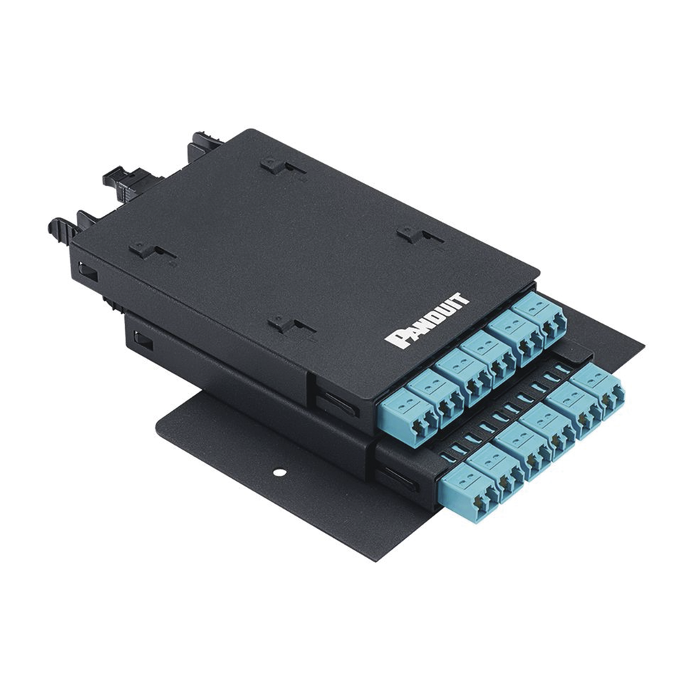 Soporte Para 2 Casetes HD Flex de 6 Puertos Duplex, Para Uso con Gabinetes de Zona, Color Negro - Image 3