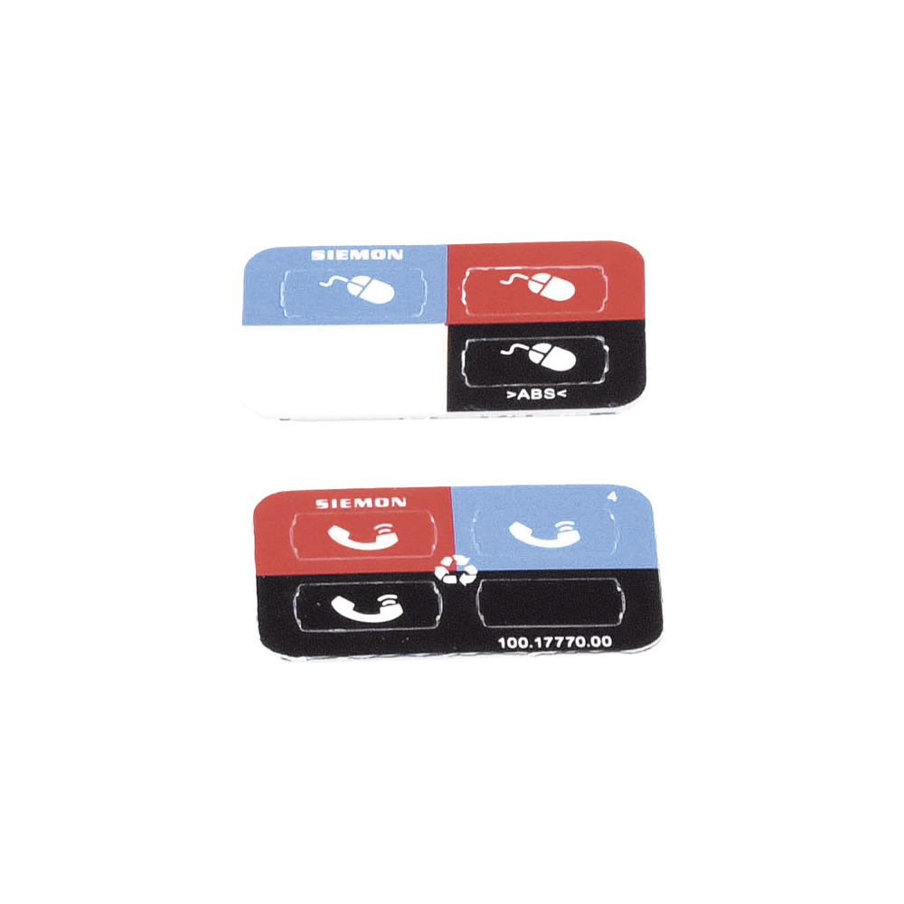 Icono Ultramax para Identificaci?n de Jacks, Color Negro, Bolsa con 100 Piezas